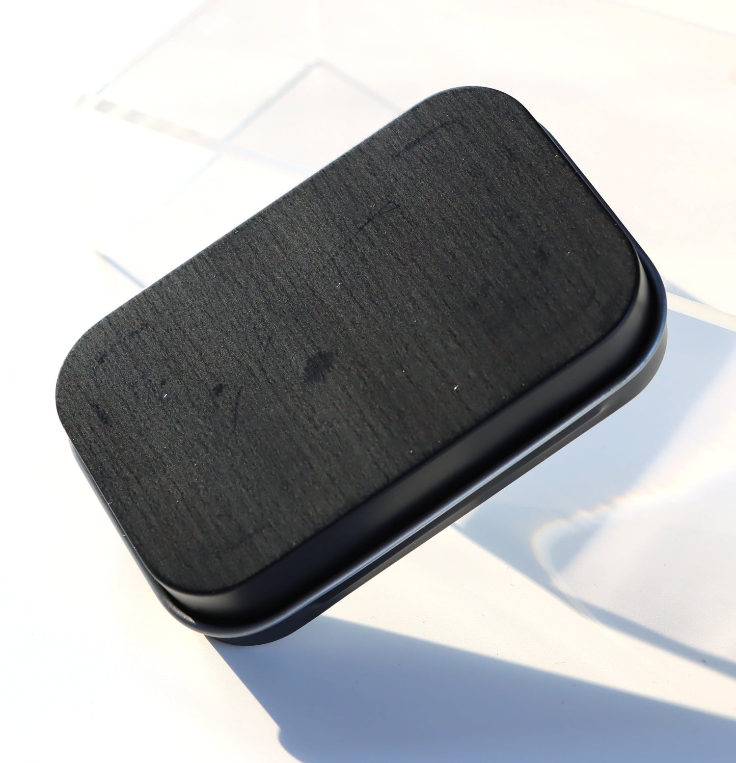 Krabička obdélníková černá kovová vintage - Supreme Panthers