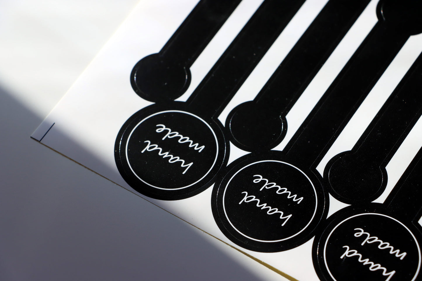 Lepící štítky Handmade, 10 samolepek - Supreme Panthers