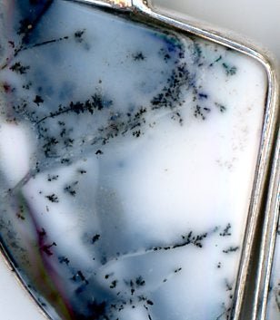 Náušnice dendritický opál - Supreme Panthers