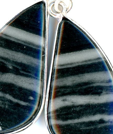 Náušnice jaspis zebra - Supreme Panthers