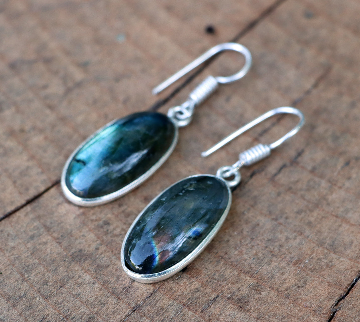 Náušnice labradorit - Supreme Panthers