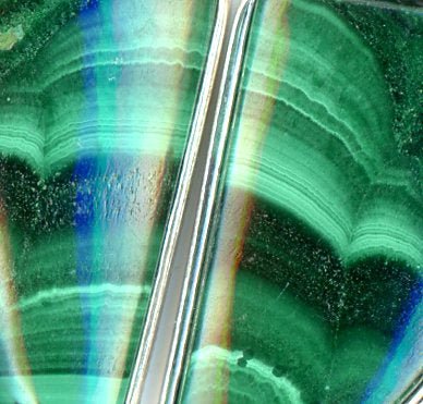 Náušnice malachit - Supreme Panthers