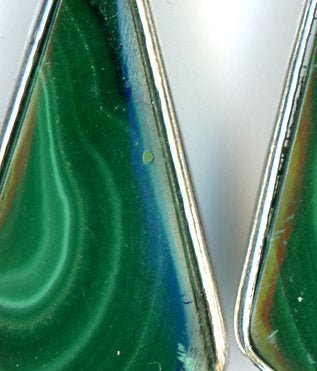 Náušnice malachit - Supreme Panthers