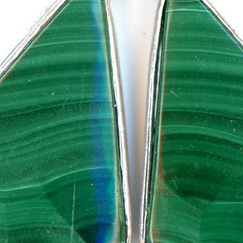 Náušnice malachit - Supreme Panthers