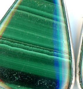 Náušnice malachit - Supreme Panthers