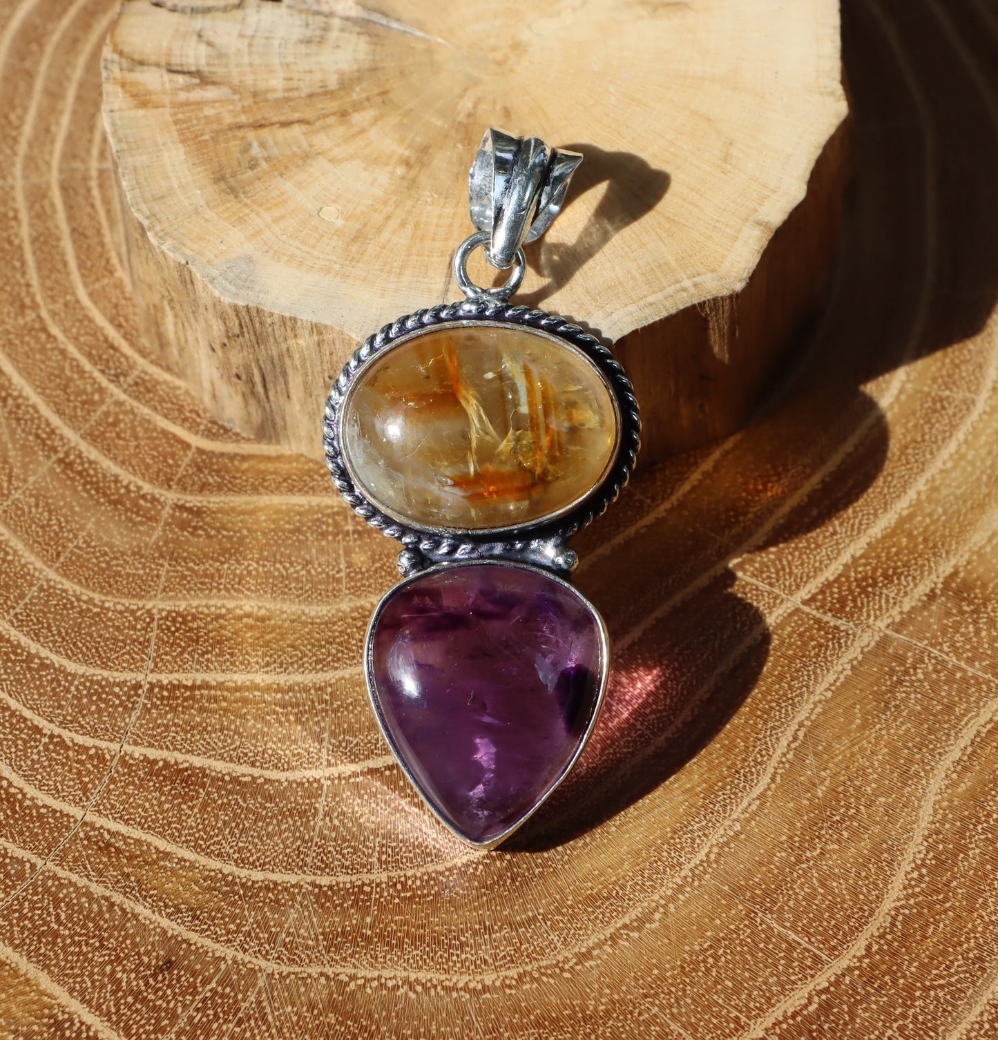 Přívěšek citrín ametyst - Supreme Panthers