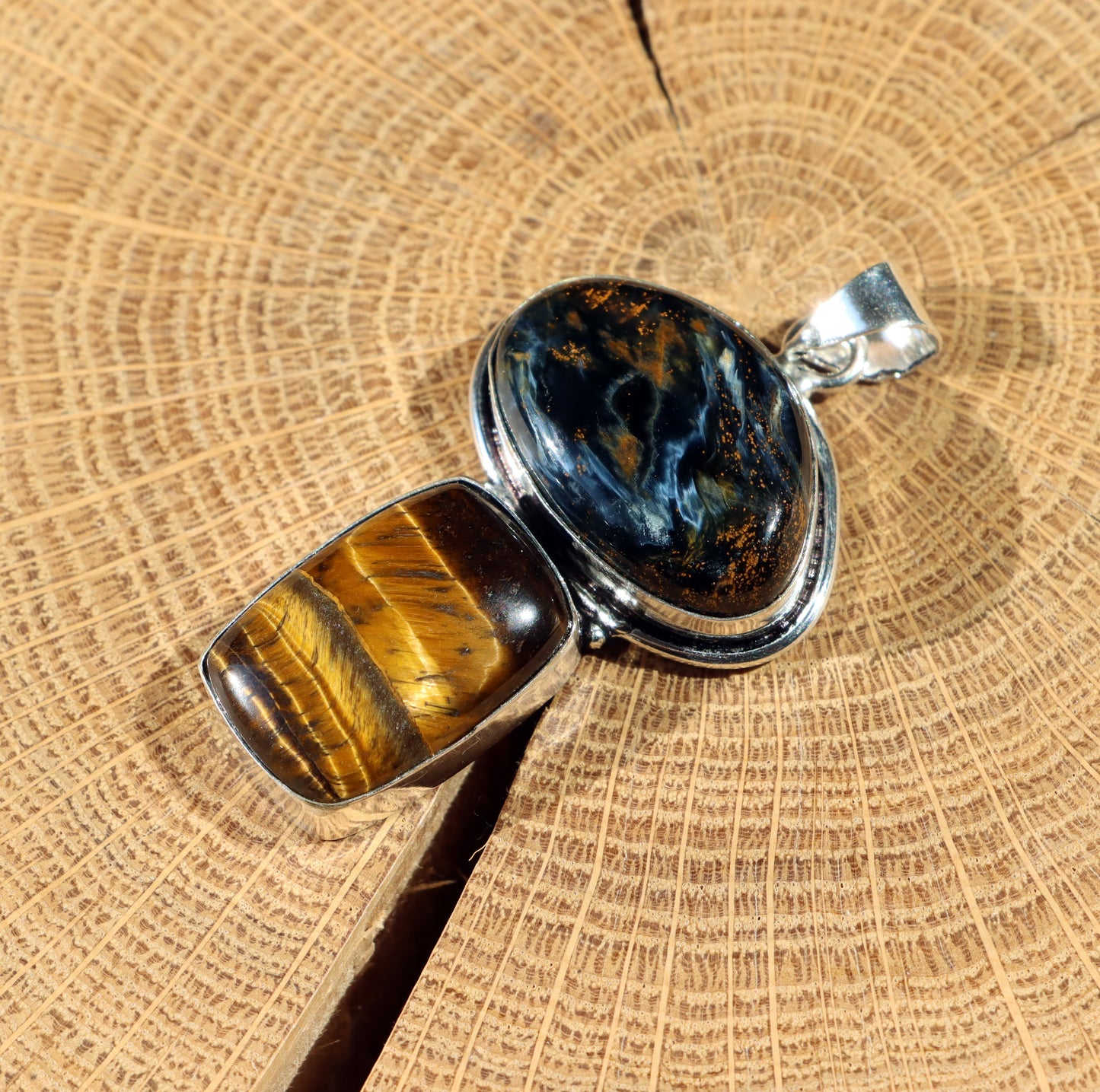 Přívěšek tygří oko pietersite - Supreme Panthers