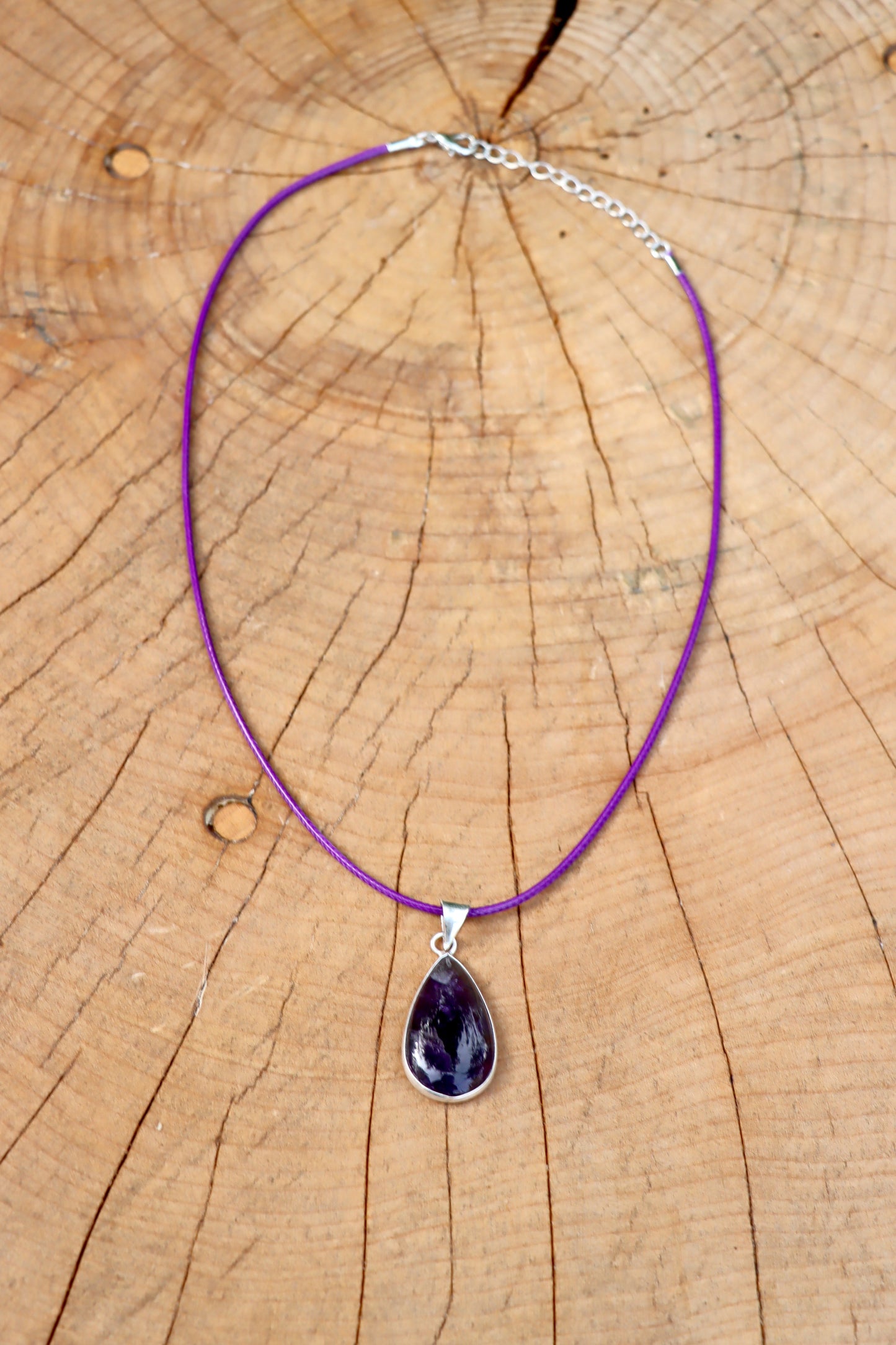 Šňůrka k přívěšku fialová - Supreme Panthers