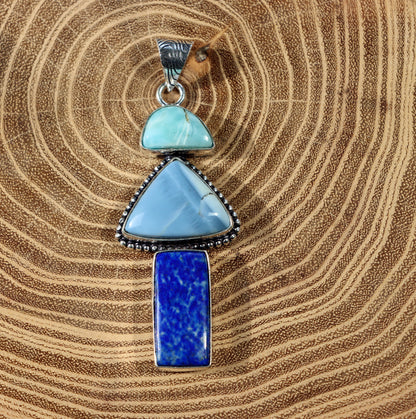 Přívěšek Lapis lazuli Owyhee larimar