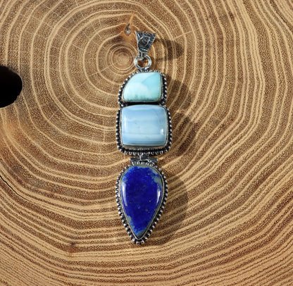 Přívěšek Lapis lazuli Owyhee larimar