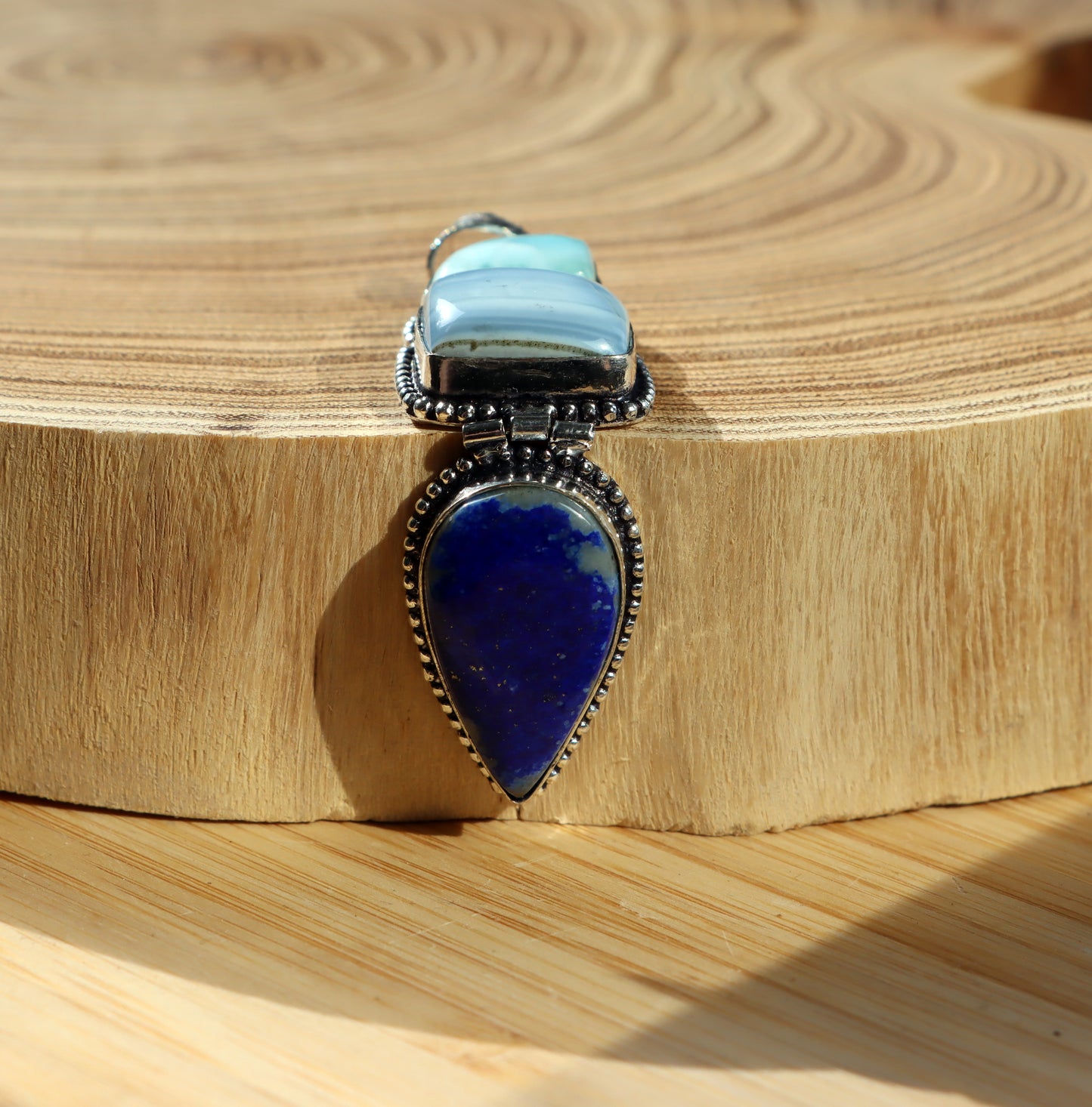 Přívěšek Lapis lazuli Owyhee larimar