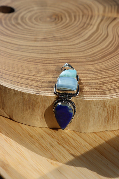 Přívěšek Lapis lazuli Owyhee larimar