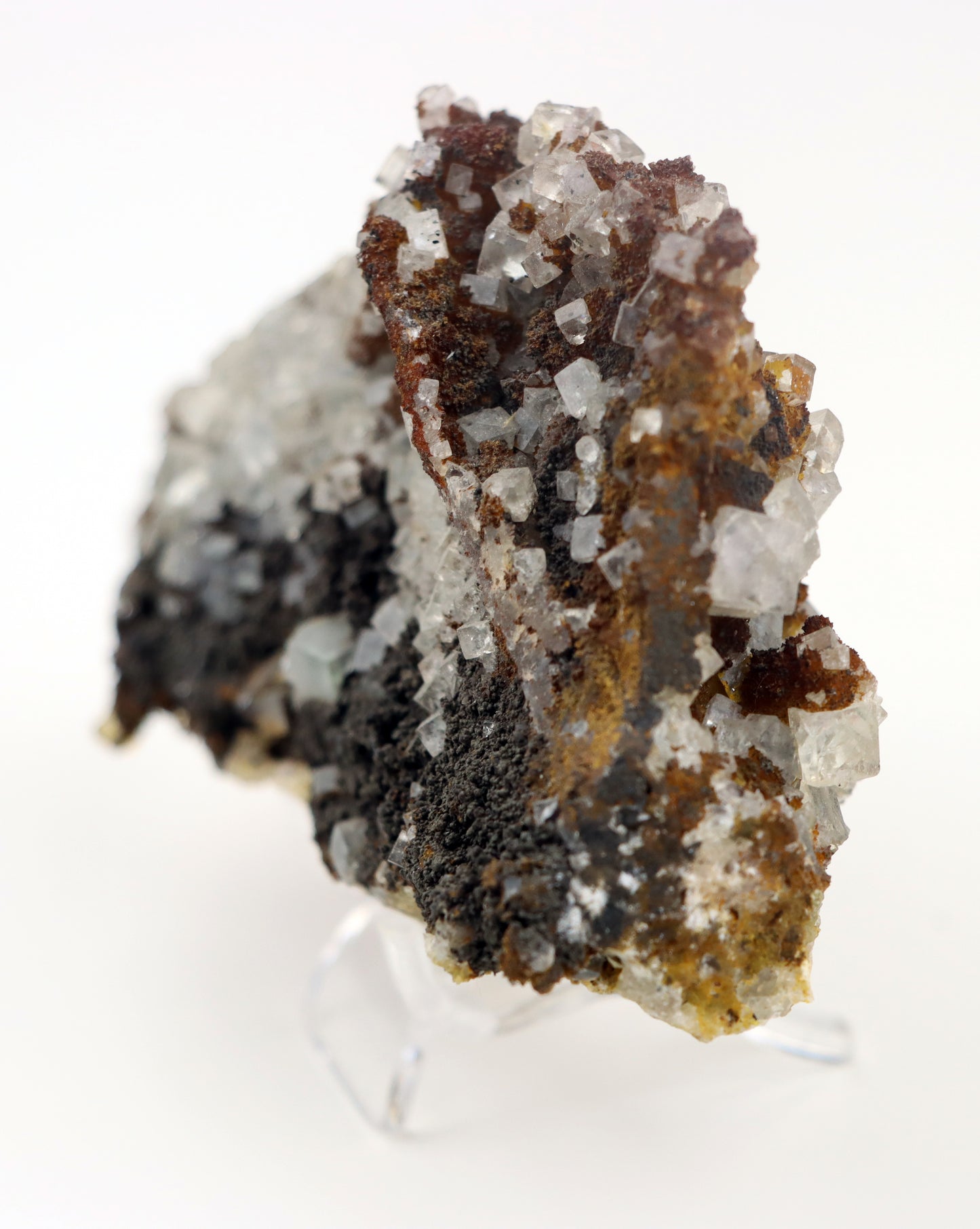 Fluorit kostková oboustranná drúza