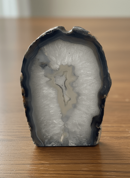 Achát s křišťálem a kašolongem - Supreme Panthers