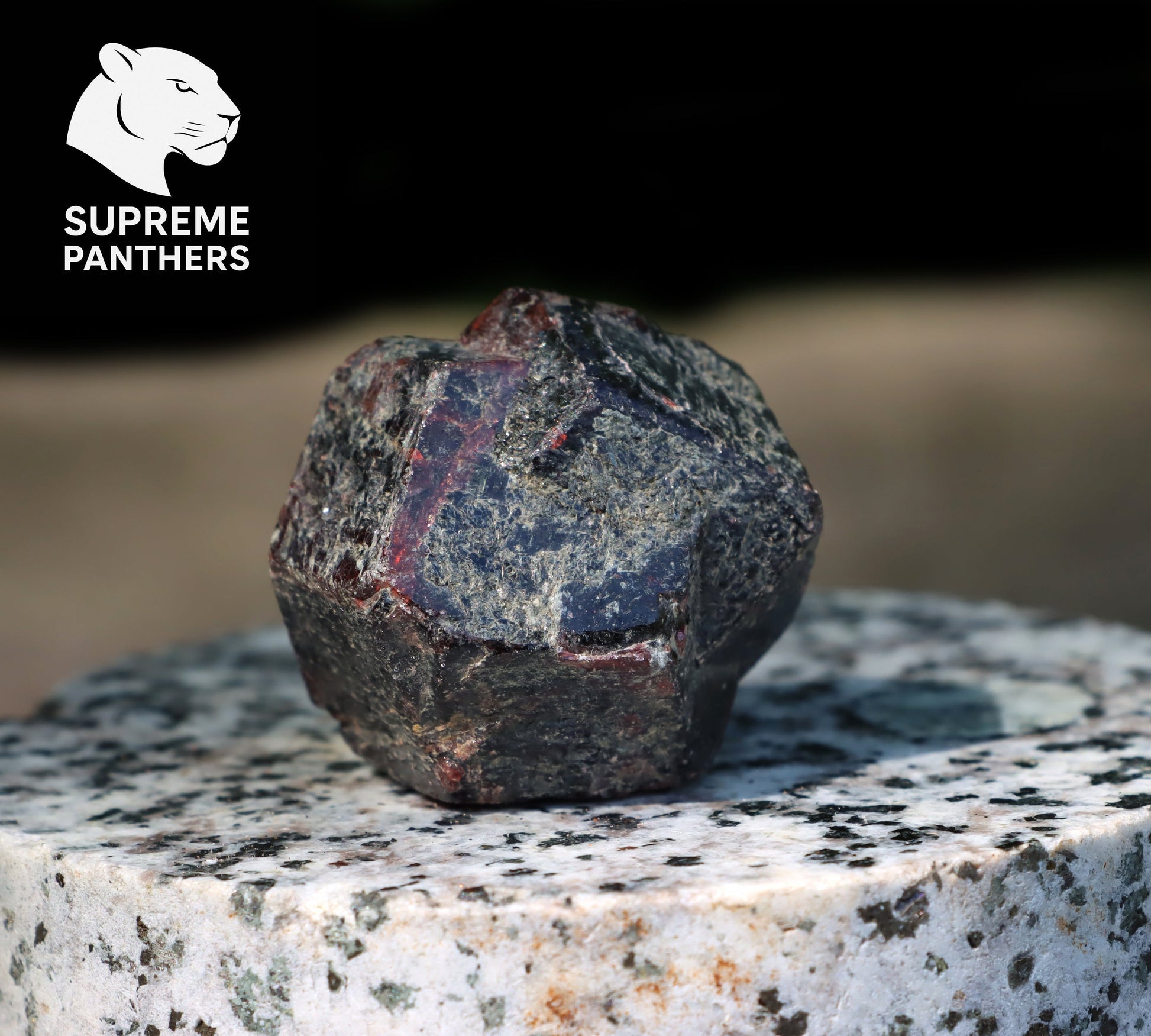 Almandin solitérní krystal - Supreme Panthers