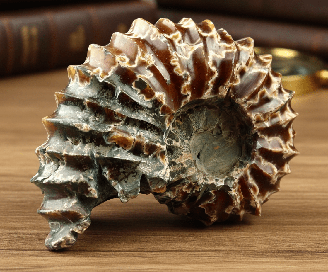 Amonit leštěný skulptovaný (Cleoniceras) - Supreme Panthers