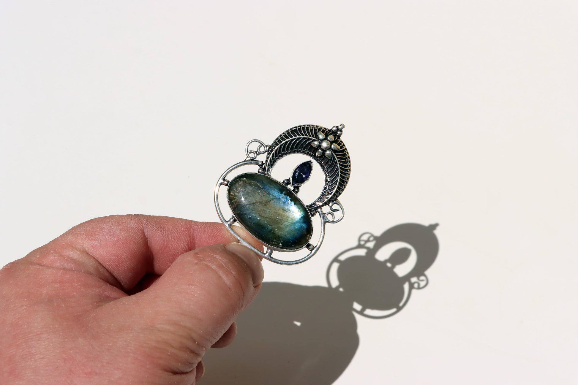 Amulet labradorit ametyst "Brána severu" - Supreme Panthers