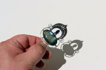 Amulet labradorit ametyst "Brána severu" - Supreme Panthers