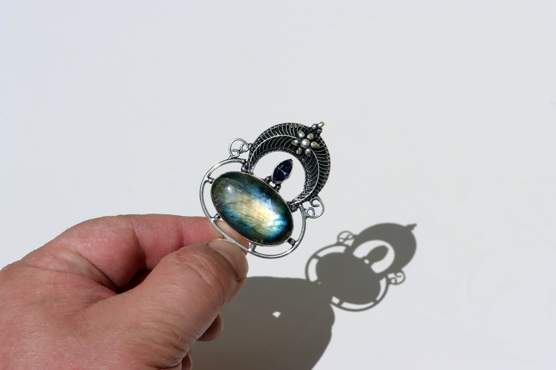 Amulet labradorit ametyst "Brána severu" - Supreme Panthers