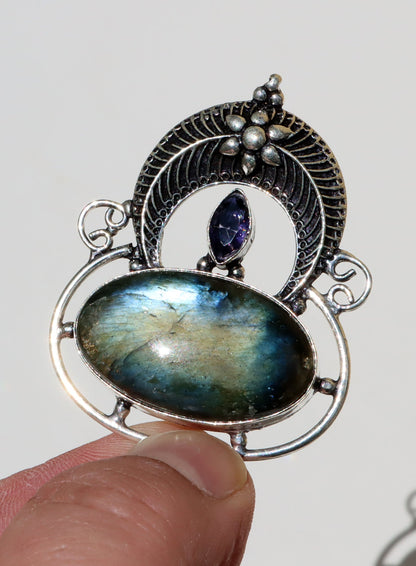 Amulet labradorit ametyst "Brána severu" - Supreme Panthers