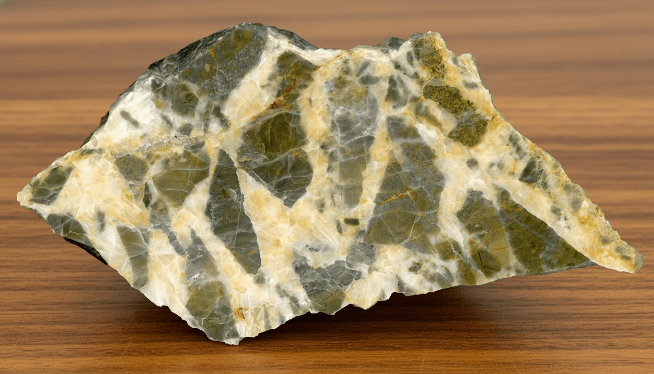 Brekcie s vilémovickým vápencem tmelená žlutým kalcitem - Supreme Panthers