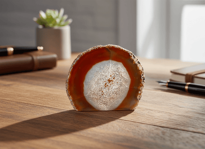 Červený achát s křišťálovým středem - Supreme Panthers