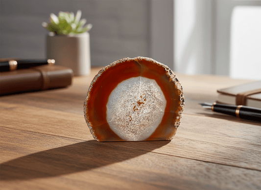 Červený achát s křišťálovým středem - Supreme Panthers