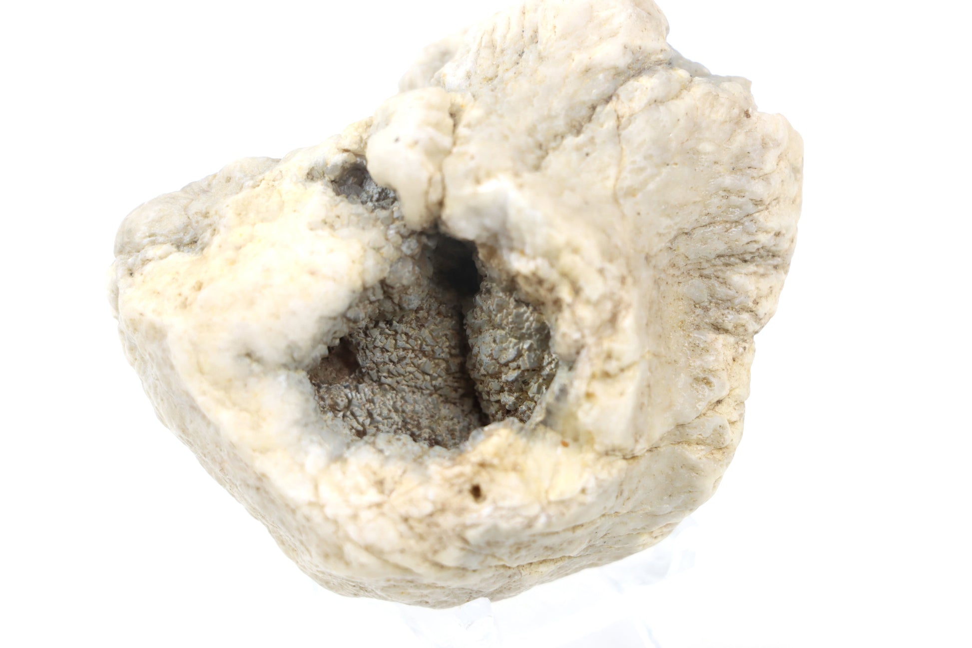 Chalcedon modravo - šedivý v geodě - Supreme Panthers