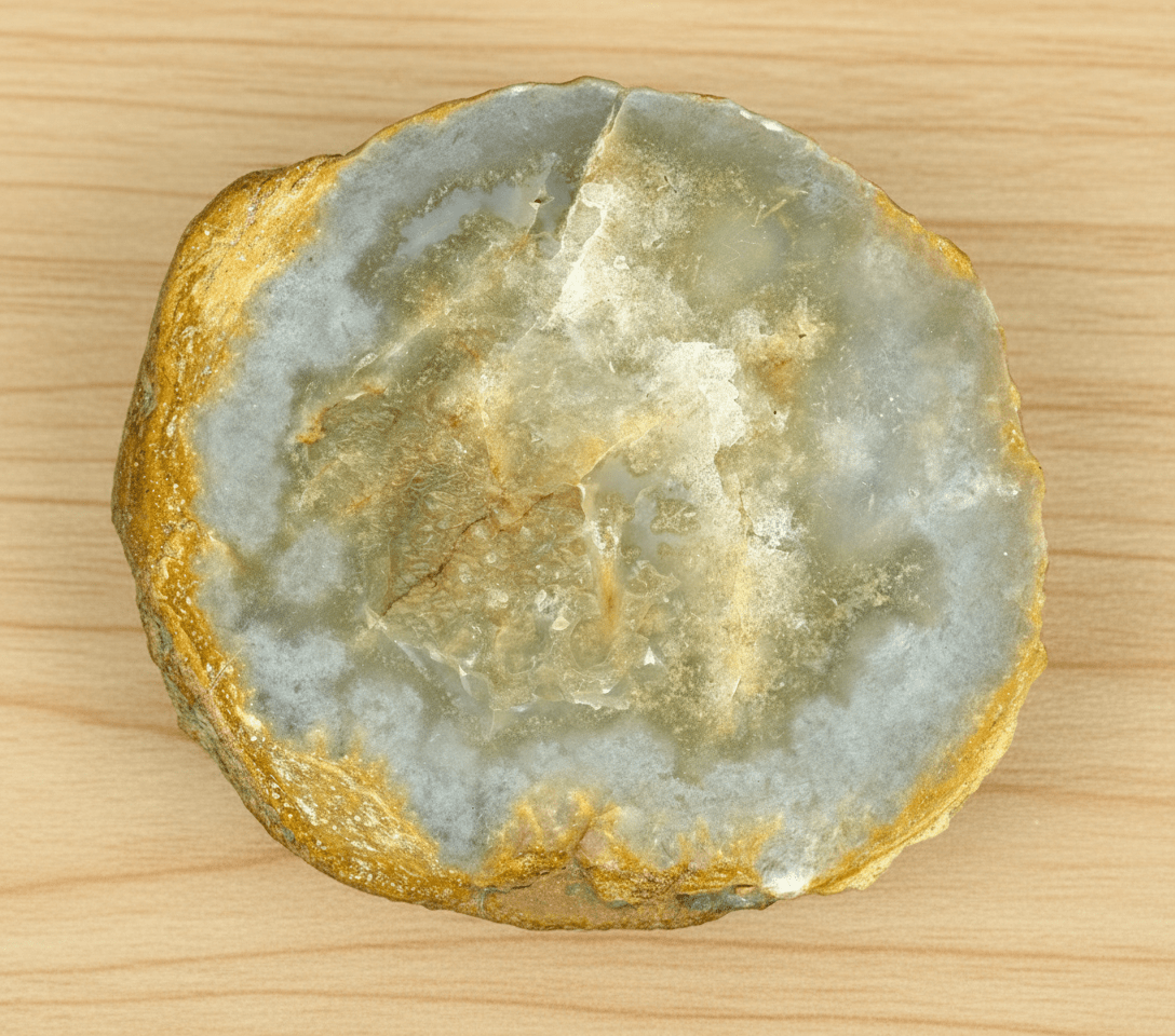 Chalcedonová geoda s křišťálem - Supreme Panthers