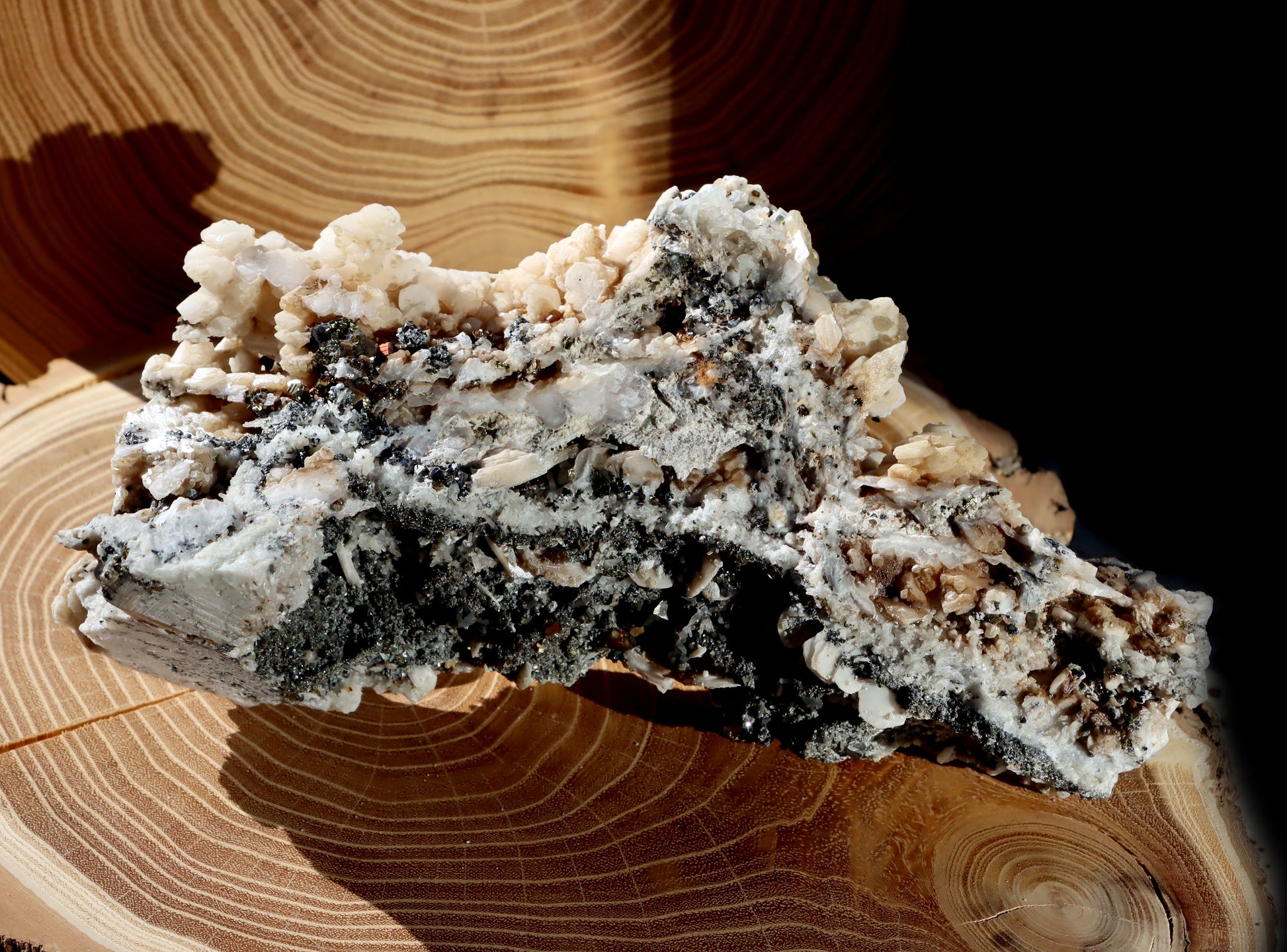 Drúza kalcit galenit pyrit - Supreme Panthers