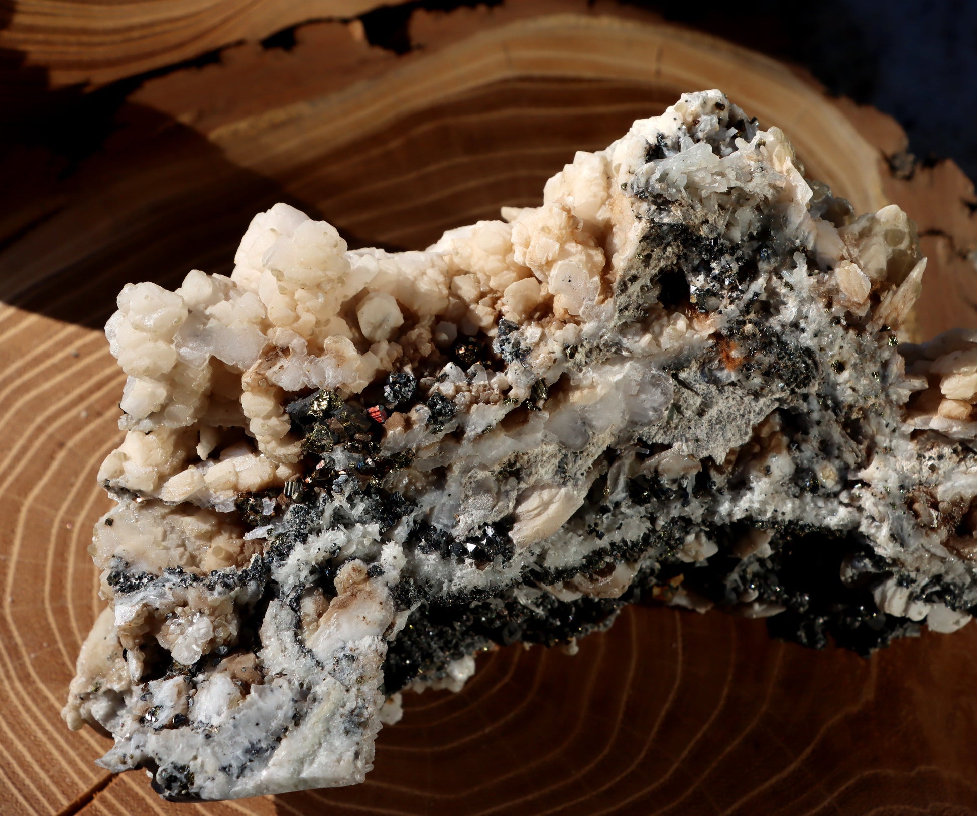 Drúza kalcit galenit pyrit - Supreme Panthers