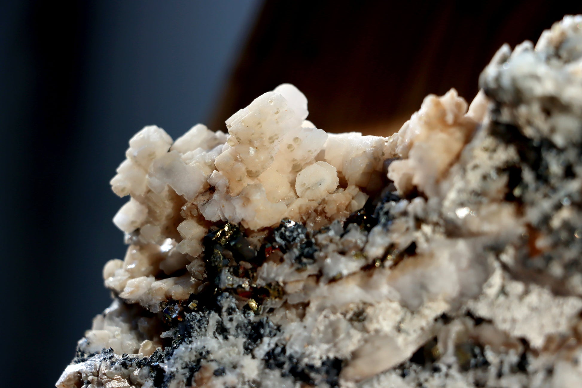 Drúza kalcit galenit pyrit - Supreme Panthers