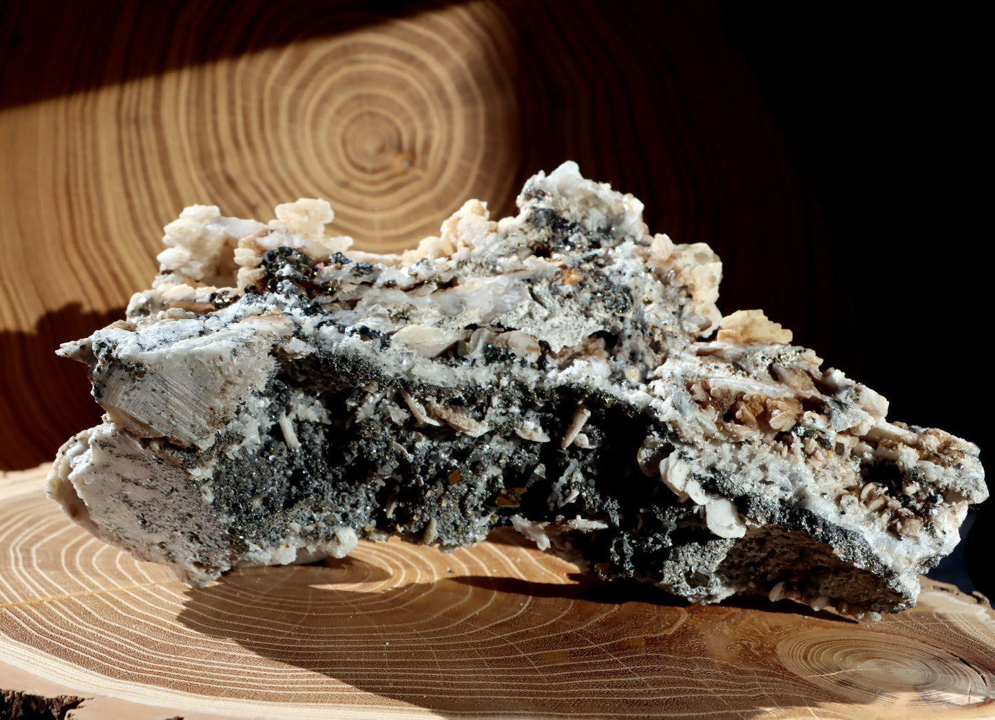 Drúza kalcit galenit pyrit - Supreme Panthers