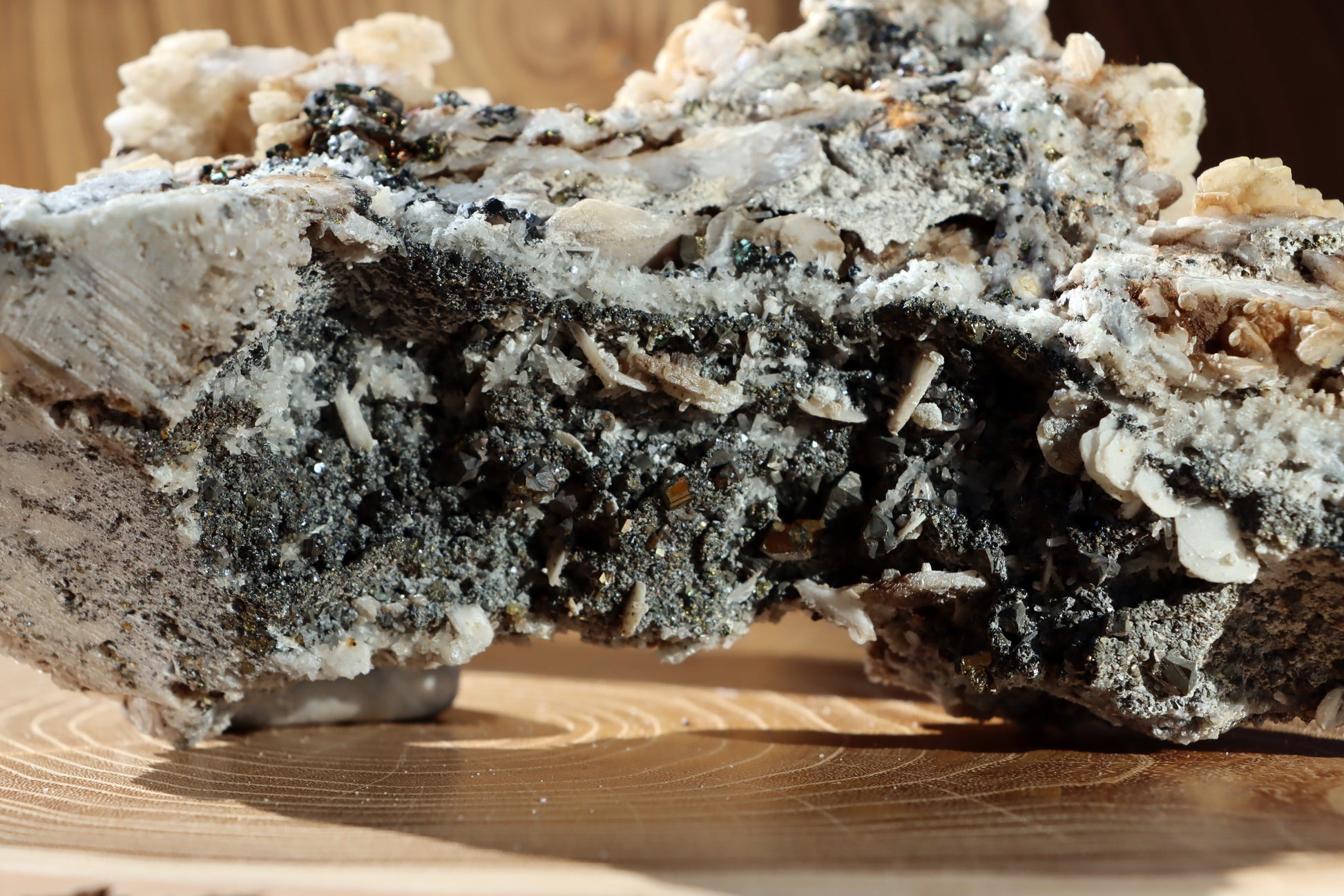 Drúza kalcit galenit pyrit - Supreme Panthers