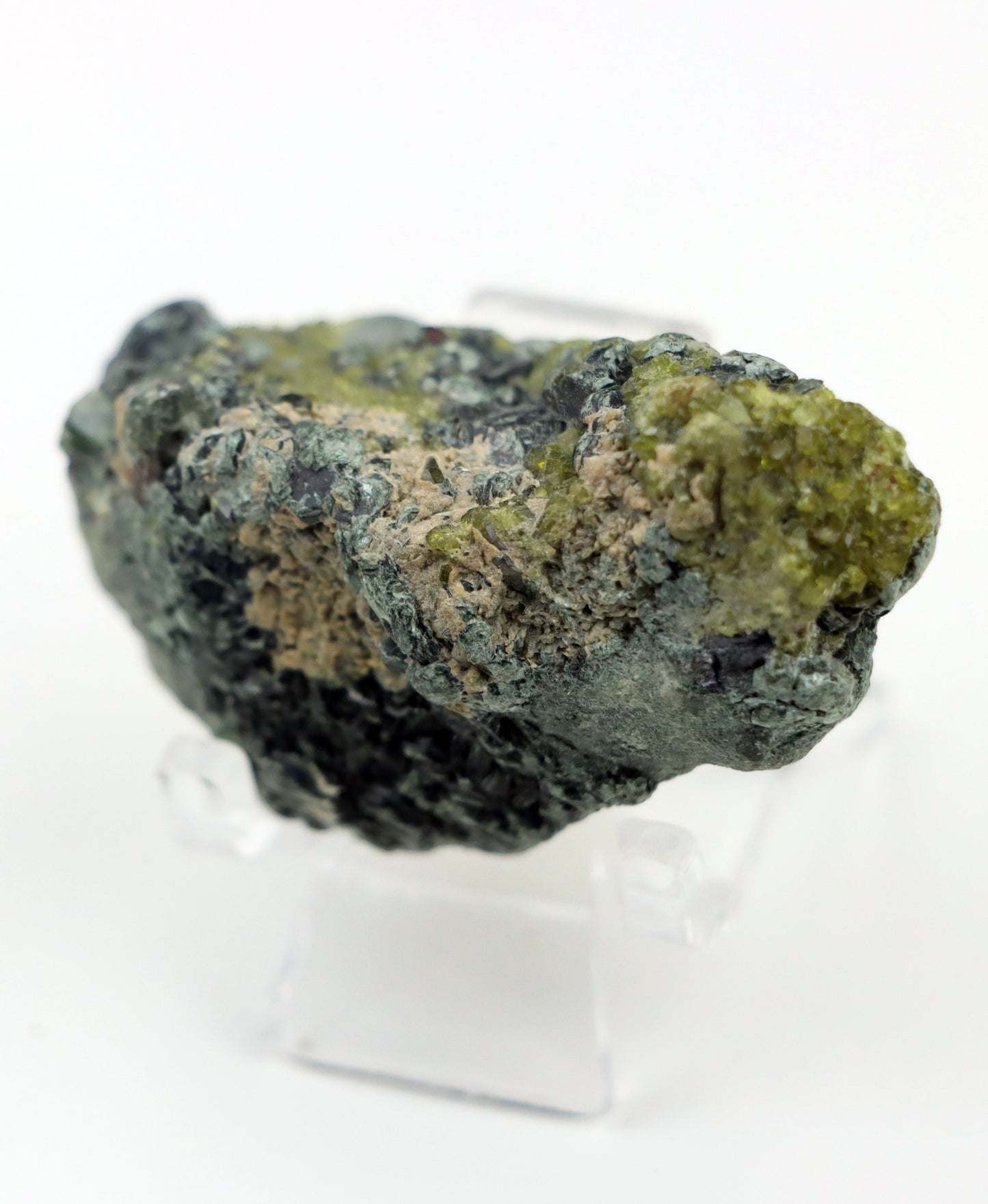 Epidotová drúza na podložce - Supreme Panthers