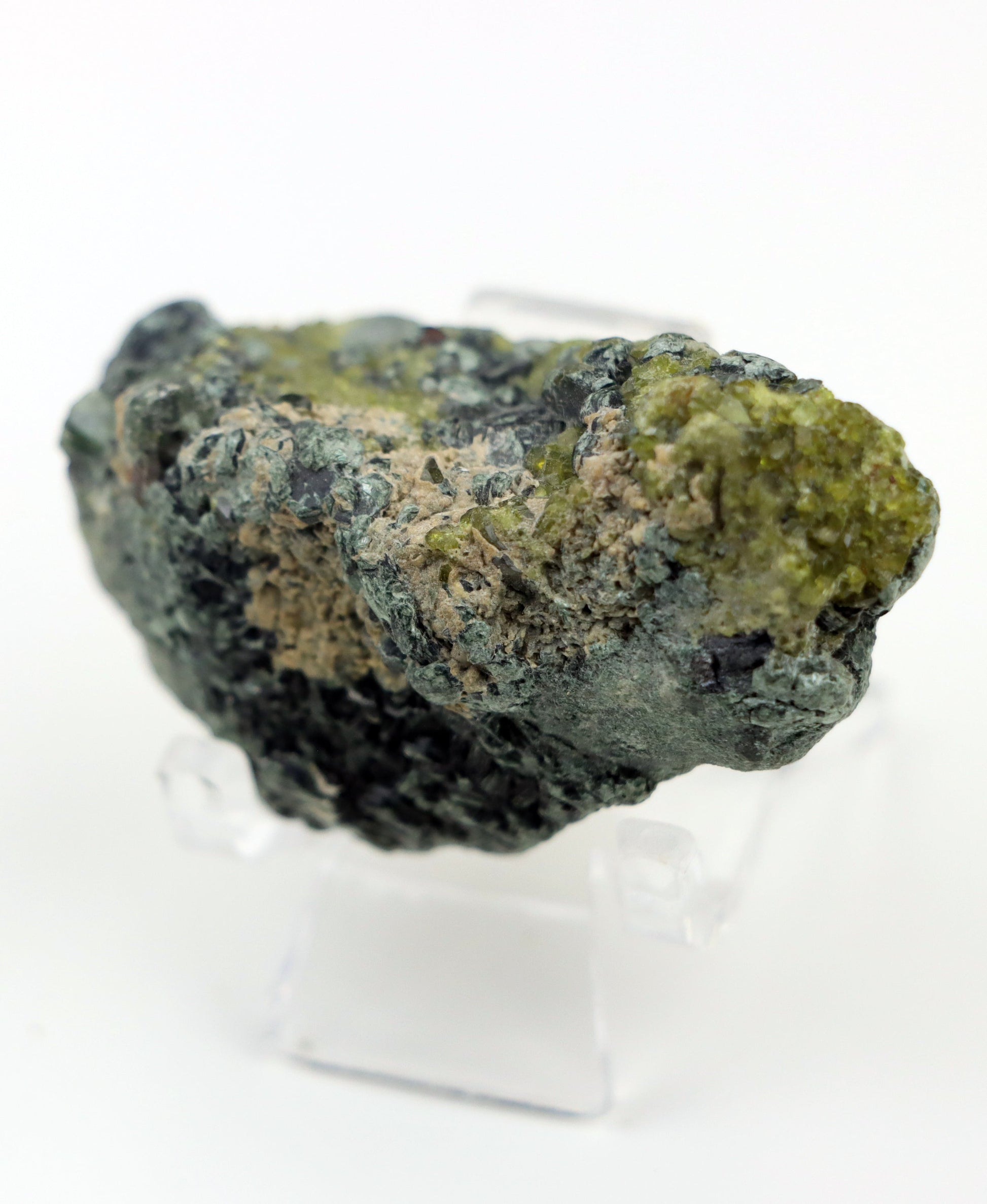 Epidotová drúza na podložce - Supreme Panthers