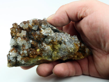 Fluorit kostková oboustranná drúza - Supreme Panthers