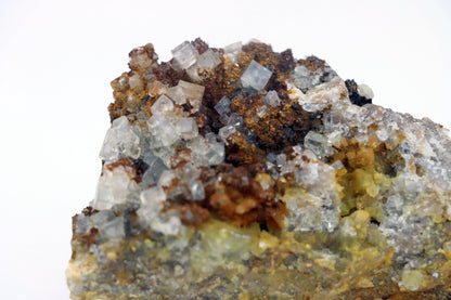 Fluorit kostková oboustranná drúza - Supreme Panthers