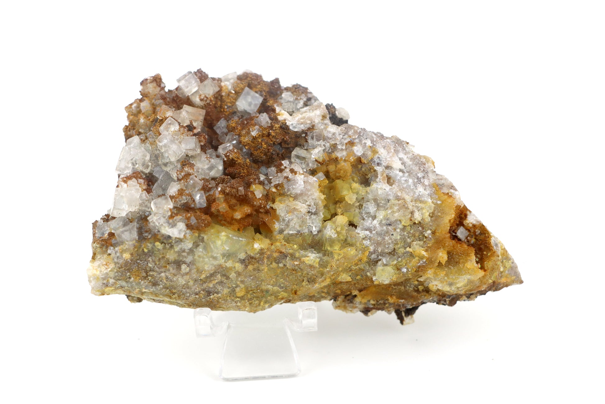 Fluorit kostková oboustranná drúza - Supreme Panthers