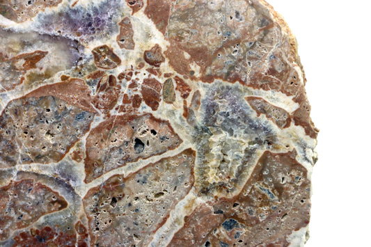 Jaspis brekcie tmelená ametystem a citrínem leštěná - Supreme Panthers