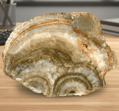 Kalcit se sintrovou kůrou - Supreme Panthers