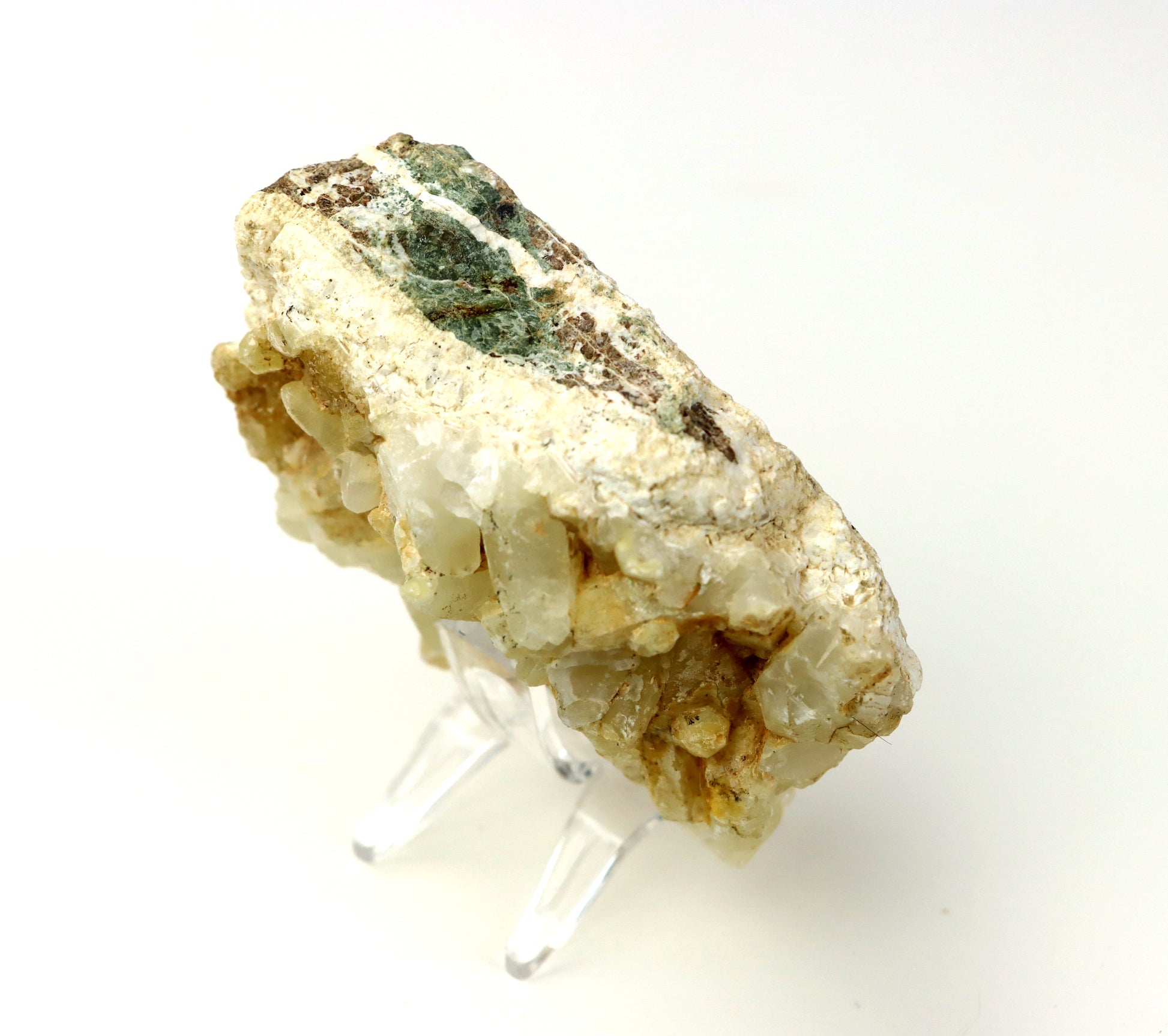 Kalcitová drúza na wollastonitu - Supreme Panthers