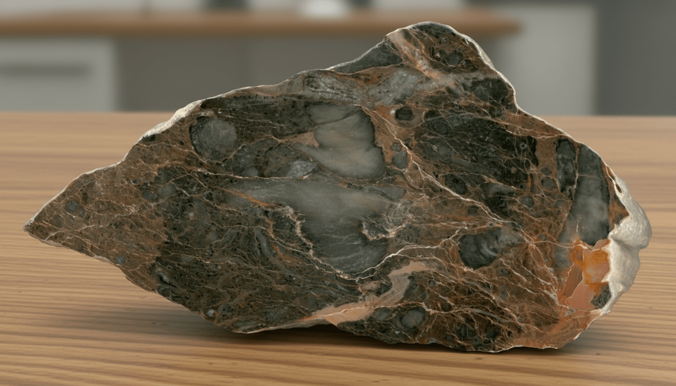 Karminový vápenec se zbytky zkamenělin - Supreme Panthers