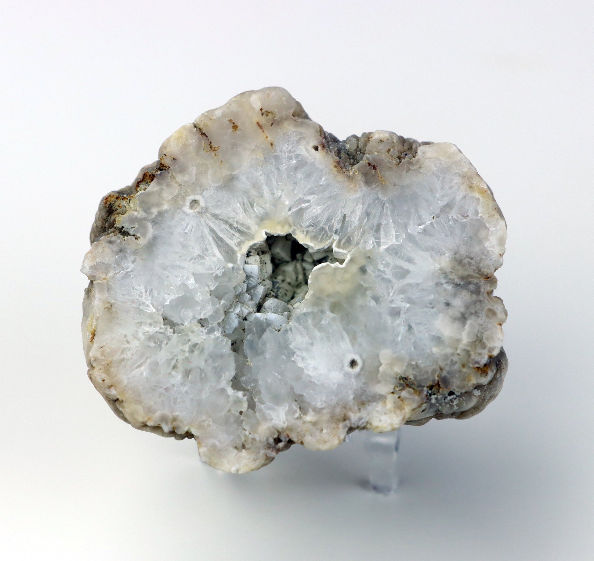 Kašolong na perimorfóze po kalcitu v geodě leštěná - Supreme Panthers