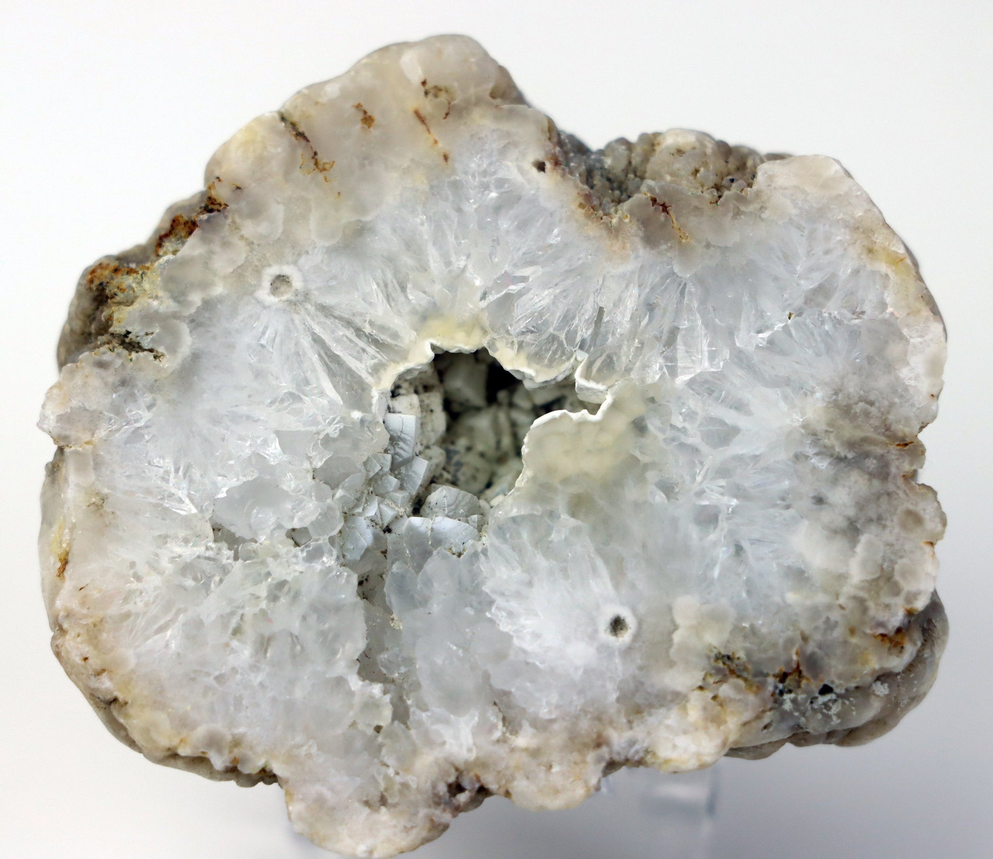 Kašolong na perimorfóze po kalcitu v geodě leštěná - Supreme Panthers