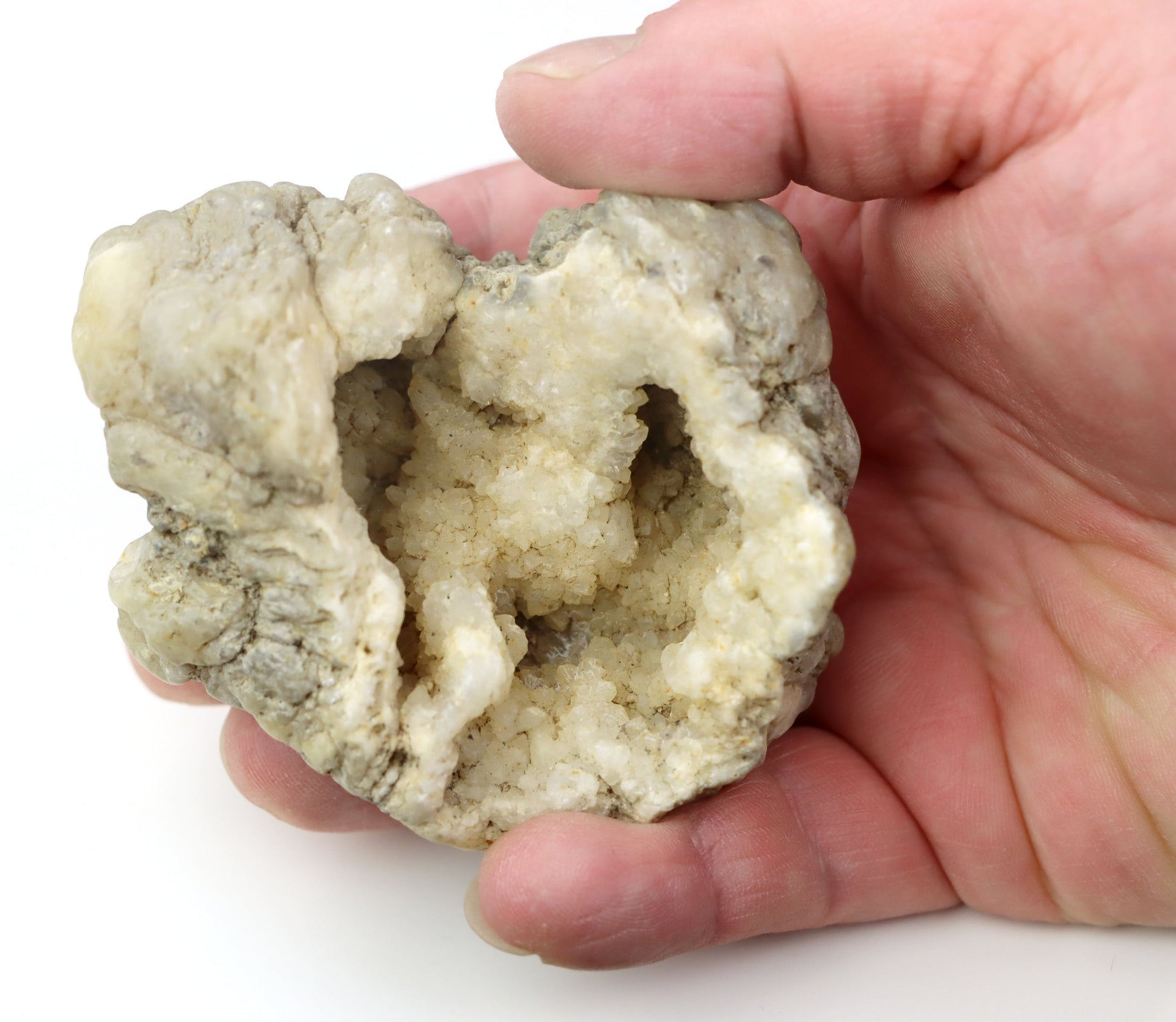 Křišťál perimorfóza po kalcitu v geodě - Supreme Panthers