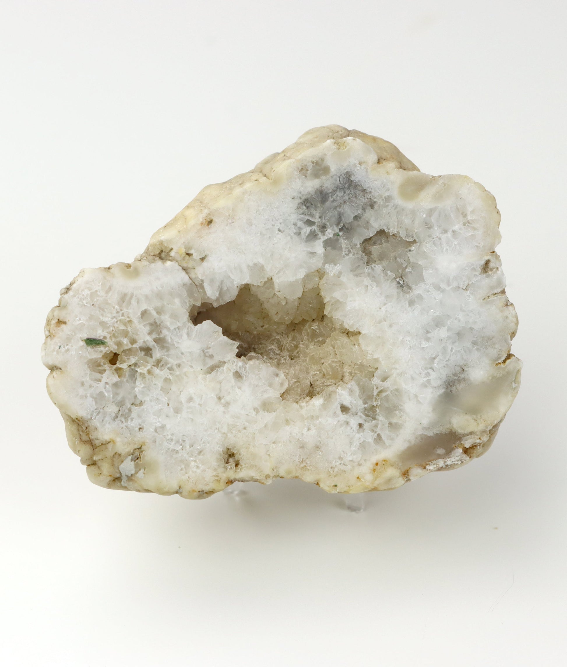 Křišťál perimorfóza po kalcitu v geodě leštěná - Supreme Panthers