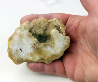 Křišťál perimorfóza po kalcitu v geodě leštěná - Supreme Panthers