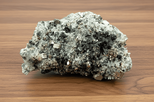 Křišťálová drúza s pyritem a galenitem - Supreme Panthers