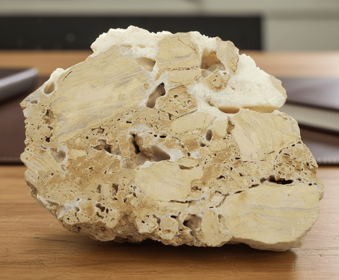 Krystaly aragonitu v opuce - Supreme Panthers